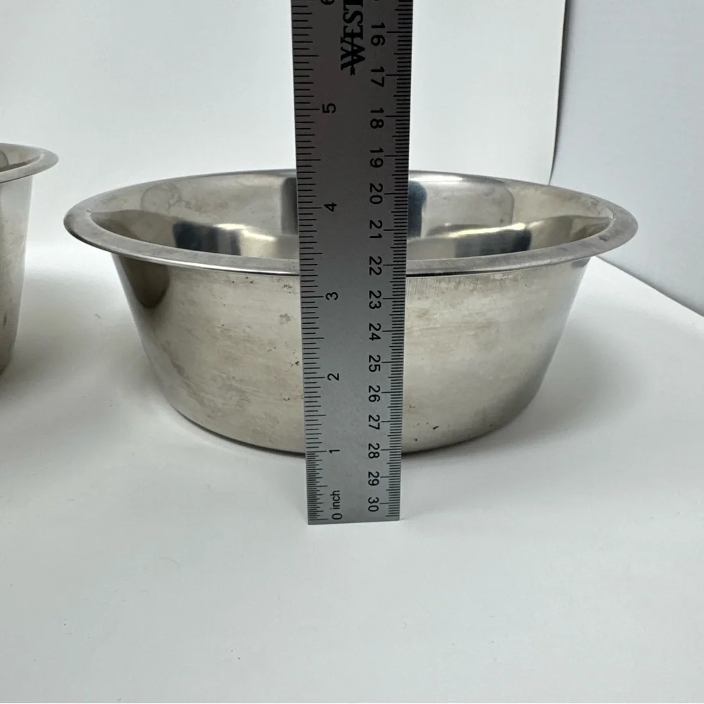 Stainless Steel Dog Food and Water Bowls